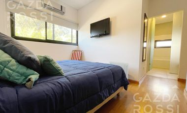 VENTA  con renta - Departamento 3 amb con jardín en  Espacio las cavas, Canning