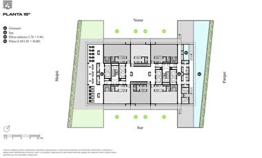Departamento en VENTA a Estrenar 3 ambientes en  Vicente López DOMUS PARQUE