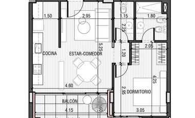 VENTA - Departamento 1 Dormitorio, Amenities - Apto Blanqueo - Galinda, Funes