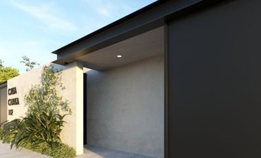 ESPECTACULAR CASA EN PREVENTA DE UNA PLANTA CON SALON DE AREA SOCIAL EN CHICXULU