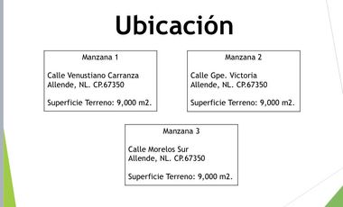 TERRENO COMERCIAL  EN RENTA ALLENDE NL