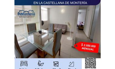 SE ARRIENDA APARTAMENTO AMOBLADO BARRIO LA CASTELLANA