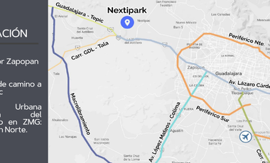 TERRENO PARA BODEGA INDUSTRIAL EN NEXTIPARK