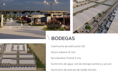 TERRENO PARA BODEGA INDUSTRIAL EN NEXTIPARK