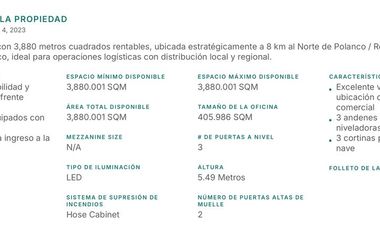 CDMX CTO. AZCAPOTZALCO 41,764 ft2 Pantaco I PROLODIR LR 260924