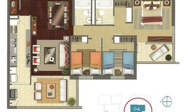 Departamento en Venta en Edificio Alto Huayquique piso 26