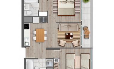 ARRIENDO METRO PARQUE ALMAGRO / SANTA ISABEL / TOCORNAL