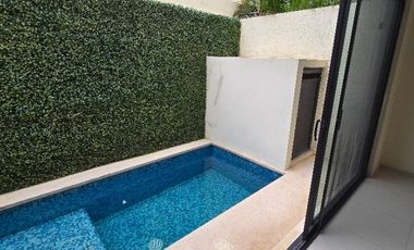 CASA EN RENTA EN RESIDENCIAL AQUA EN CANCÚN, 4 RECÁMARAS