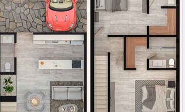 PREVENTA DE TOWN HOUSE EN ZONA NORTE TEMOZÓN, MÉRIDA