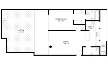 Departamento tipo Casa en  Venta 2 Amb con Jardin-Parrilla-1 Cochera-Colegiales