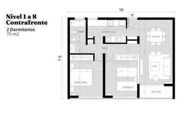 Departamento en venta en La Plata