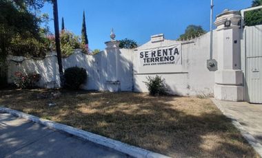 SE RENTA TERRENO CON EXCELENTE UBICACION