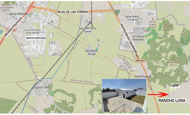 Se renta bodega por la UPP, Rancho Luna, carretera Sahagun-Pachuca.