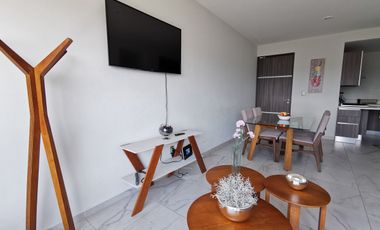 Renta Departamento Amueblado, Lomas de Angelopolis, Park view, Distrito Sonata