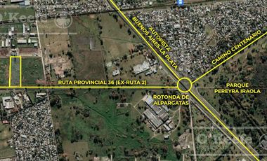 LOTE / TERRENO / PREDIO INDUSTRIAL / COMERCIAL EN VENTA DE 2,5 HAS EN  FLORENCIO VARELA