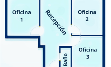 Oficina en Arriendo en Biblioteca Municipal de Providencia