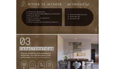 Proyecto residencial sobre planos en Laureles