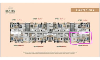 VENTA DE APTO EN CESIÓN DE DERECHOS EN LA ESTRELLA SECTOR ALDEA.