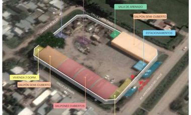 Se VENDE predio de 5700 m2 con Galpones en zona Norte Santa Fe