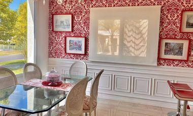 Casa en  alquiler con muebles en castores, Nordelta