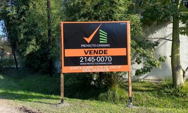 RETASADA!! Terreno en Canning Ezeiza ideal Inversor