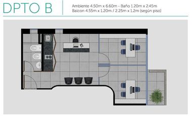 Loft / Oficina a estrenar - Dorrego 1586