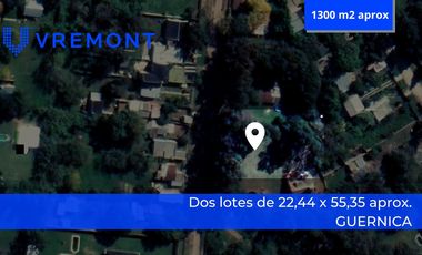 Venta Terreno en Guernica, Prov. de Buenos Aires.