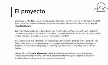 Departamento en El Desafío