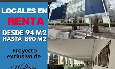 Renta de Locales comerciales con giros relacionados a Wellness Center, Metepec, Estado de México.
