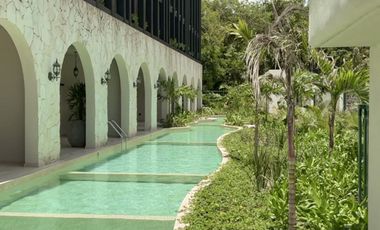 Venta Estudio de Lujo Colonial con Piscina, Terraza y Patio Privado en Tulum