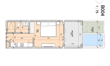 Venta Estudio de Lujo Colonial con Piscina, Terraza y Patio Privado en Tulum