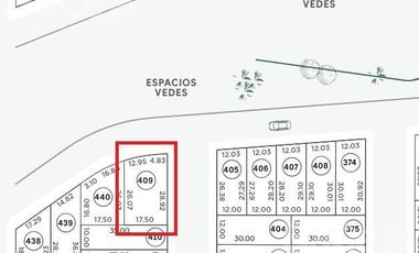 VENTA TERRENO GENERAL LAGOS  EN PESOS EN CUOTAS