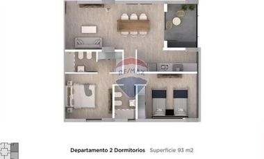 Departamento en  Venta 2 Dormitorios GARDEN INN