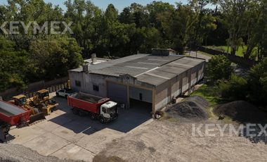 Terreno con galpon deposito y oficinas en  Pilar