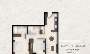 DEPARTAMENTOS EN VENTA MERIDA DE LUJO EN ZAGUÁN / MODELO SANTA LUCÍA