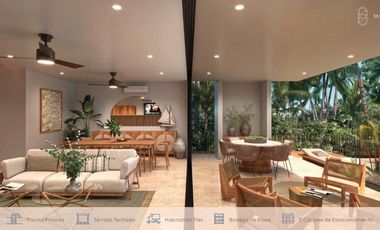 DEPARTAMENTO VENTA MERIDA TELCHAC BEACHFRONT EN MANGATA 5 RECAMARAS