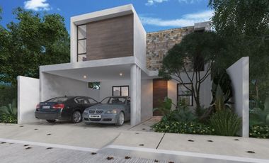 CASA EN VENTA EN TEMOZON CON ALBERCA Y PANELES SOLARES PRIVADA AMENIDADES