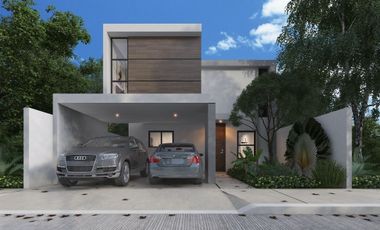 CASA EN VENTA EN TEMOZON CON ALBERCA Y PANELES SOLARES PRIVADA AMENIDADES