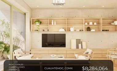Departamento Nuevo en la Colonia Cuauhtémoc