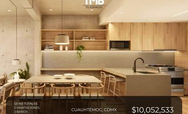 Departamento Nuevo en la Colonia Cuauhtémoc