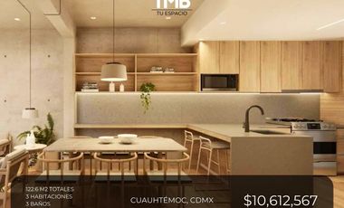 Departamento Nuevo en la Colonia Cuauhtémoc
