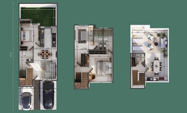 CASA DE 3 RECÁMARAS CON ROOFTOP PRIVADO EN PLAYA DEL CARMEN. PREVENTA. ZONA RESIDENCIAL.