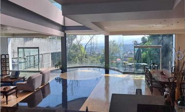 JARDINES DEL PEDREGAL, CASA CON VISTA AL BOSQUE DE TLALPAN