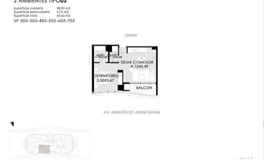 Departamento en venta en pozo
