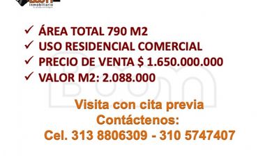 *VENTA CASA LOTE  790 M2 ENGATIVA -  BOGOTA