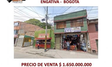 *VENTA CASA LOTE  790 M2 ENGATIVA -  BOGOTA
