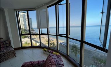 Apartamento vista al mar primera línea de playa  Rodadero Sur - 005 R