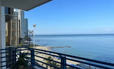 Apartamento vista al mar primera línea de playa  Rodadero Sur - 005 R