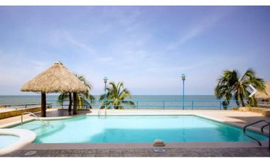 Apartamento vista al mar primera línea de playa  Rodadero Sur - 005 R