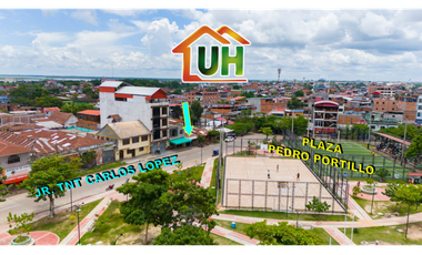 643-VENDO TERRENOS COMERCIALES PUCALLPA-FRENTE A PLAZA PEDRO PORTILLO
